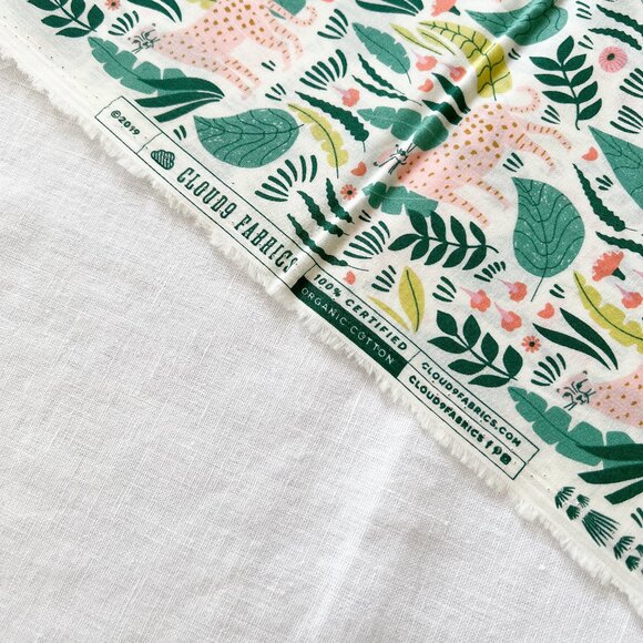 Cloud 9 Fabrics - Ethereal Jungle - Jungle Cats - Fabric - Picture 5 of 5